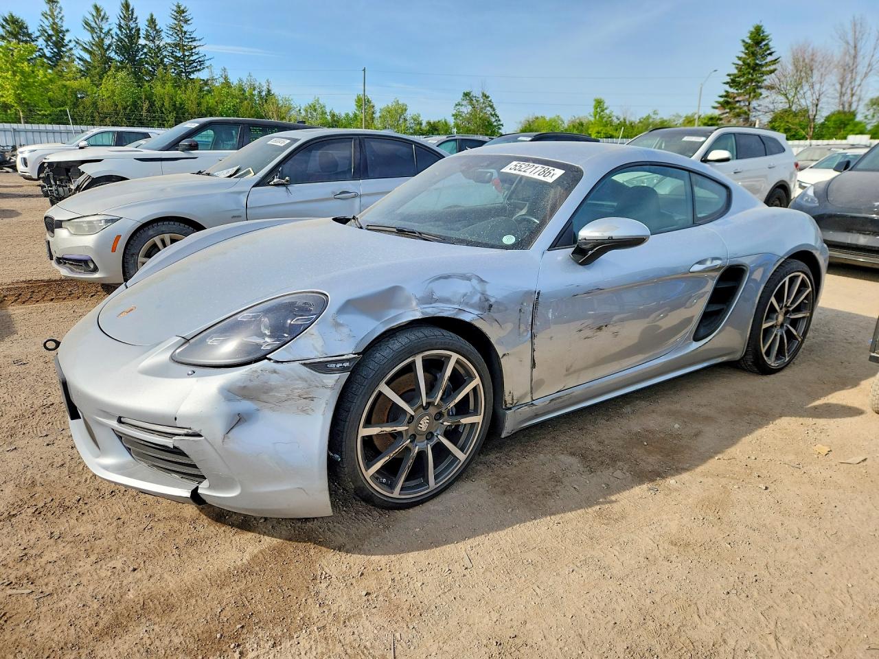 2018 Porsche 718 Cayman, VIN WP0AA2A87JS260242 — Side