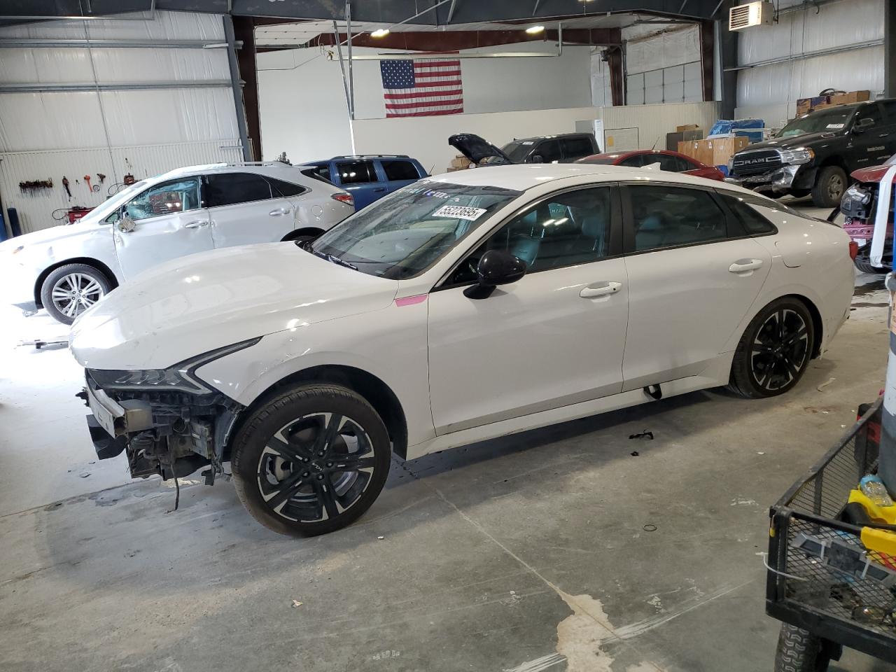 2022 Kia K5 GT-Line, VIN 5XXG64J2XNG088789 — Front end