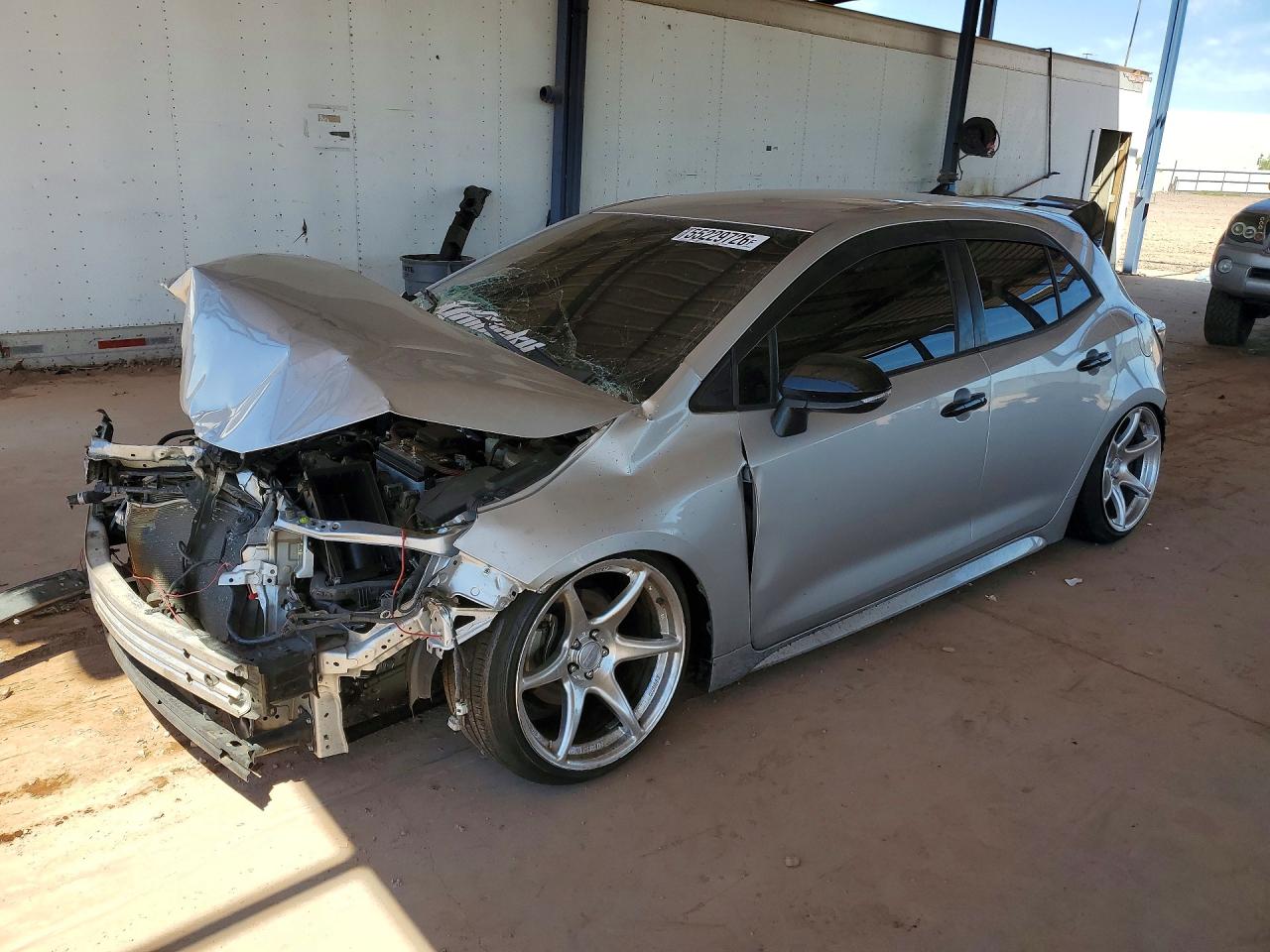 2021 Toyota Corolla Nightshade, VIN JTND4MBE4M3107882 — Front end