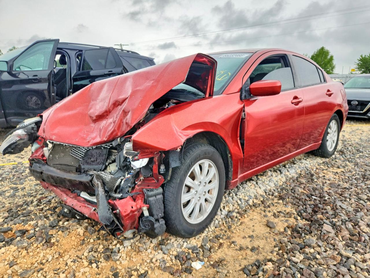 2011 Mitsubishi Galant FE, VIN 4A32B2FF4BE018899 — Front end
