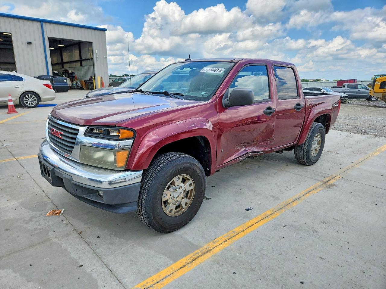 2008 GMC Canyon SLE2, VIN 1GTDS43E488229417 — Бок