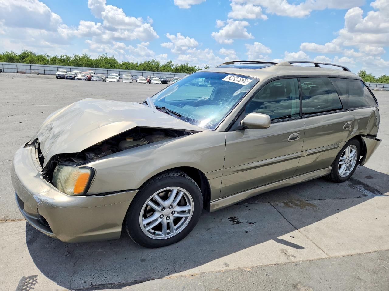 2003 Subaru Legacy GT, VIN 4S3BH646835300461 — Зад