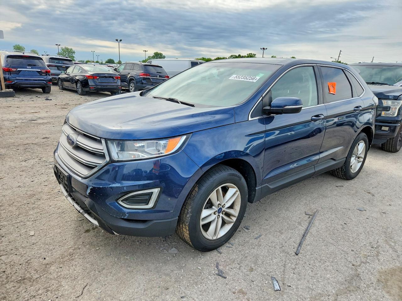 2017 Ford Edge SEL, VIN 2FMPK3J97HBC10558 — Minor dents and scratches