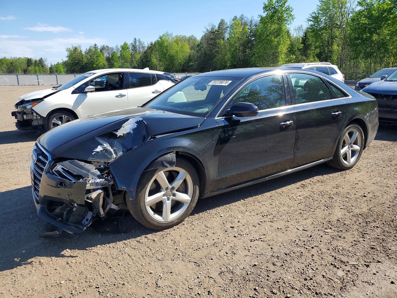 2016 Audi A8, VIN WAUK3AFD2GN014315 — Front end