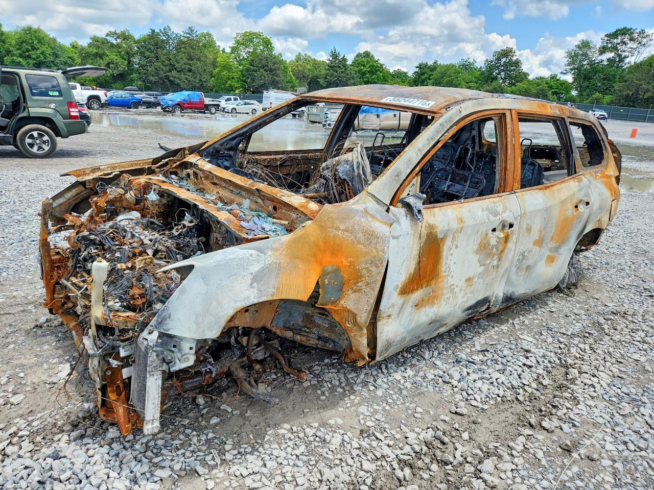 2019 Nissan Pathfinder S, VIN 5N1DR2MM8KC626182 — Burn