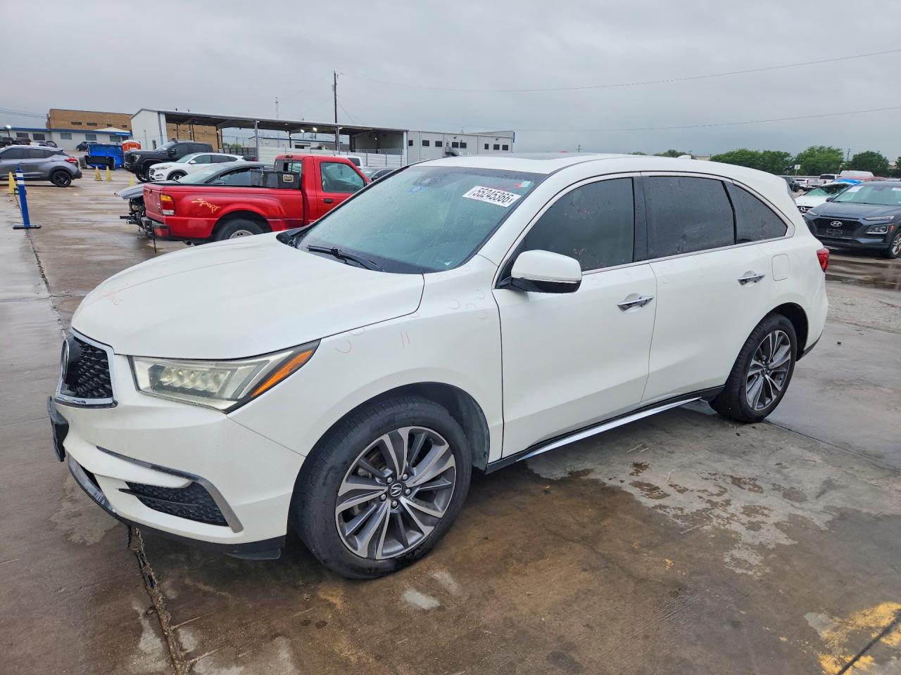 2019 Acura MDX Technology, VIN 5J8YD3H50KL006408 — Hail