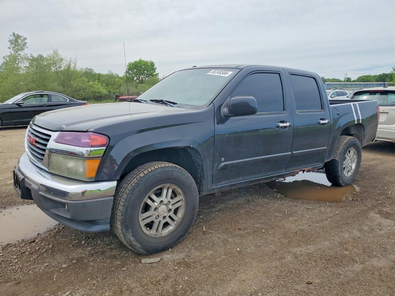 2009 GMC Canyon SLE1, VIN 1GTDT13E398153962 — Frame damage