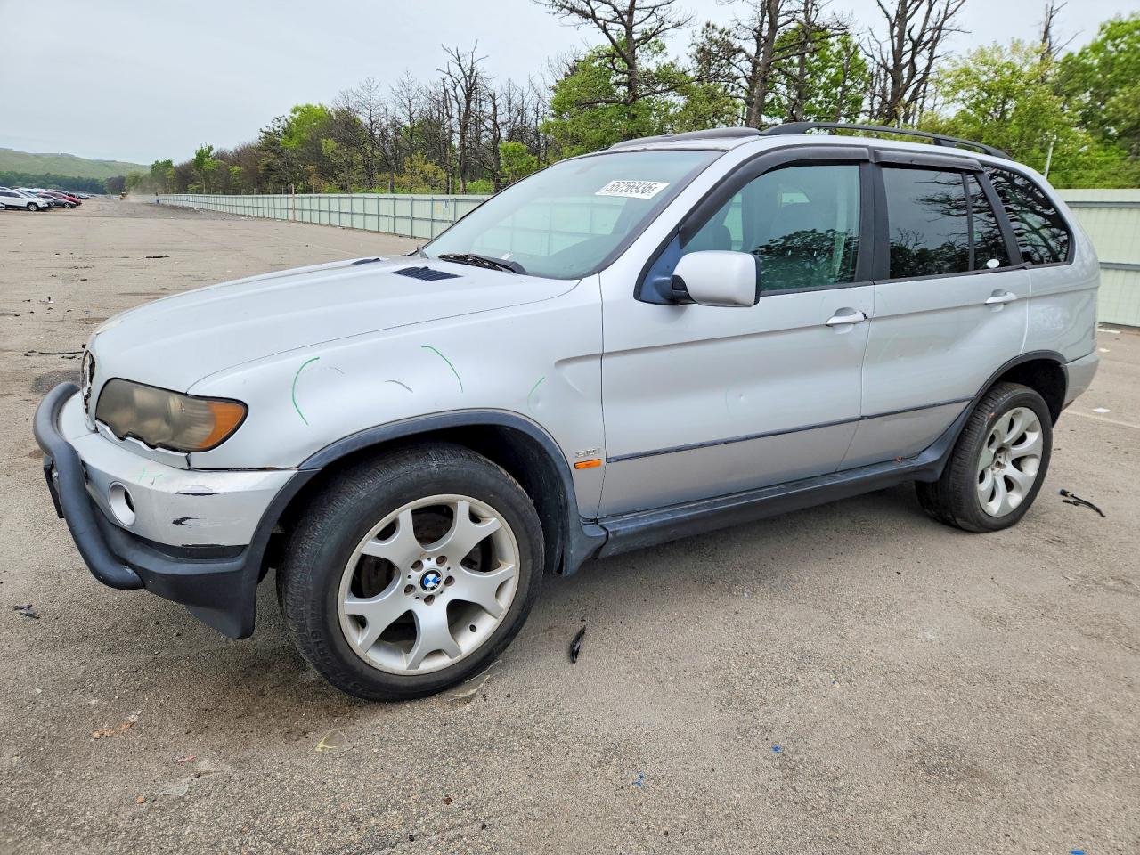 2002 BMW X5 3.0i, VIN 5UXFA53572LP55447 — Вандализм