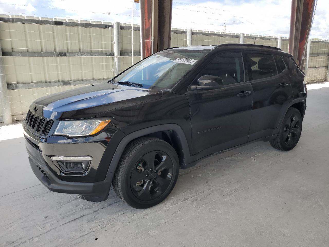 2021 Jeep Compass Latitude, VIN 3C4NJCBB1MT570942 — Rear end