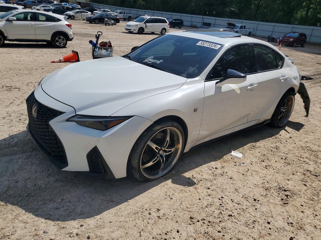 2022 Lexus IS 350 F Sport, VIN JTHGZ1E27N5024129 — Rear end