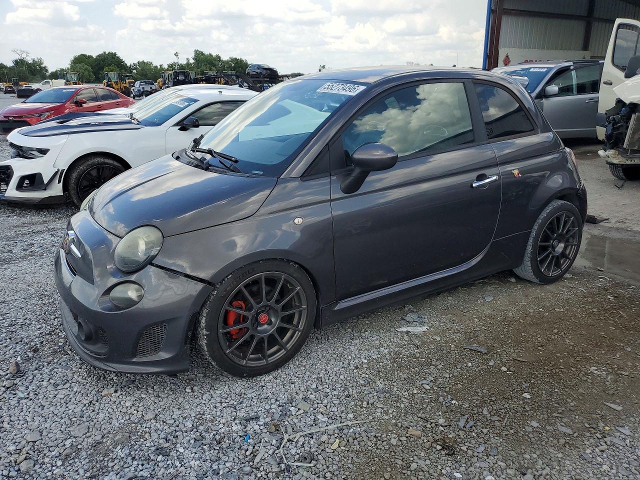 2015 FIAT 500 Abarth, VIN 3C3CFFFH3FT579805 — Front end