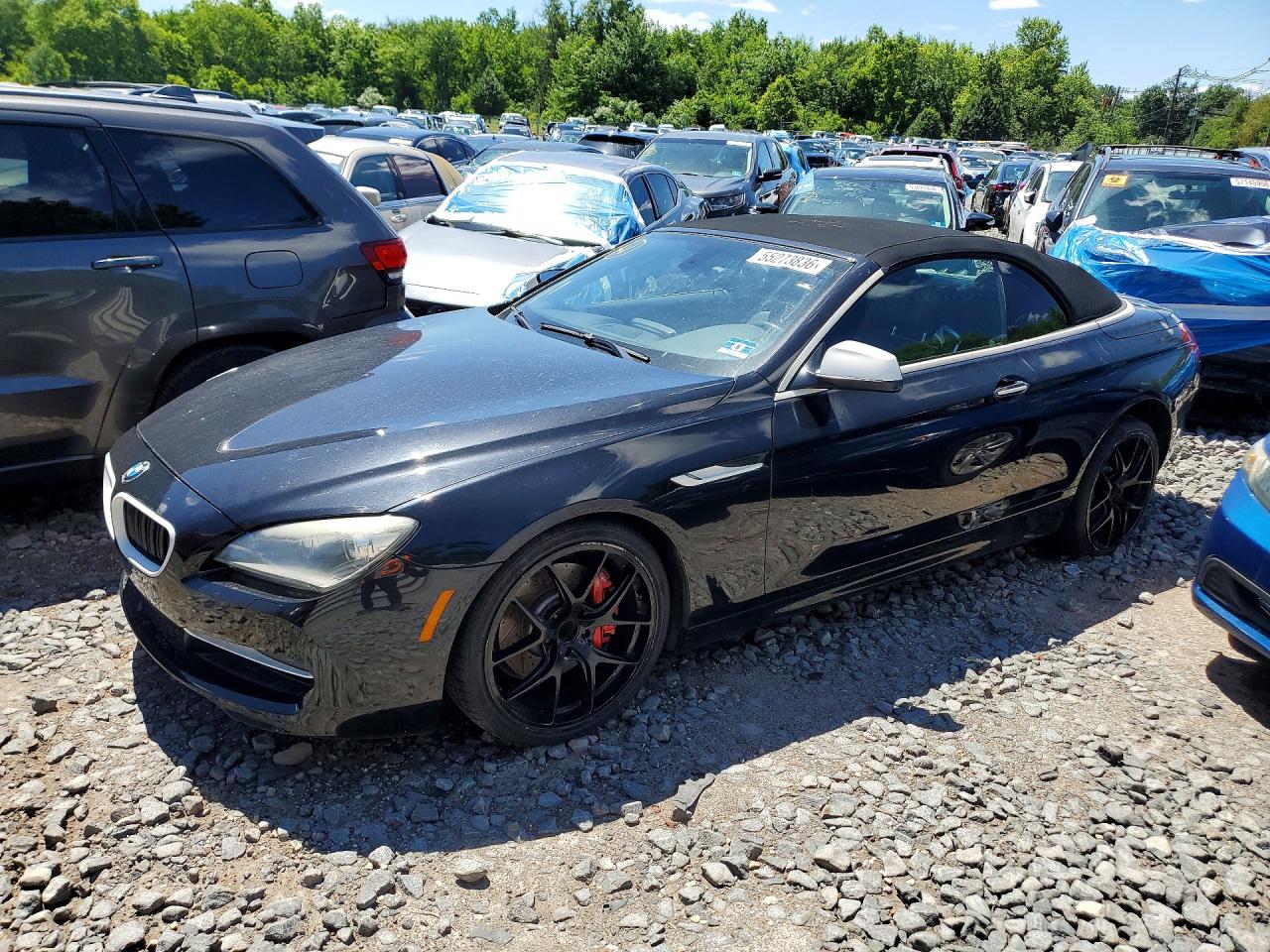 2015 BMW 6 Series 640i, VIN WBALW7C55FD596099 — Rear end