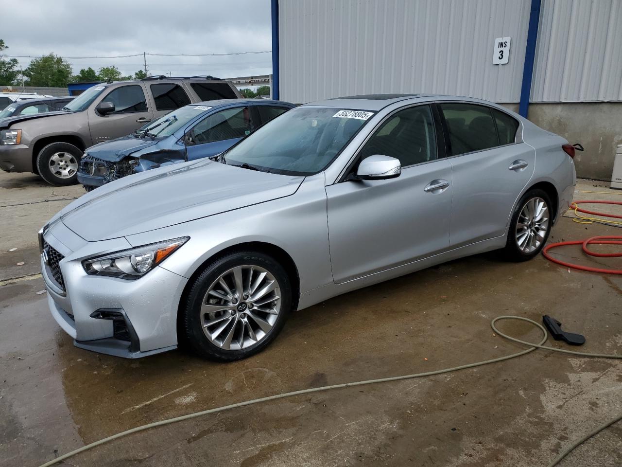 2019 Infiniti Q50 Luxe, VIN JN1EV7AR4KM556873 — Rejected repair