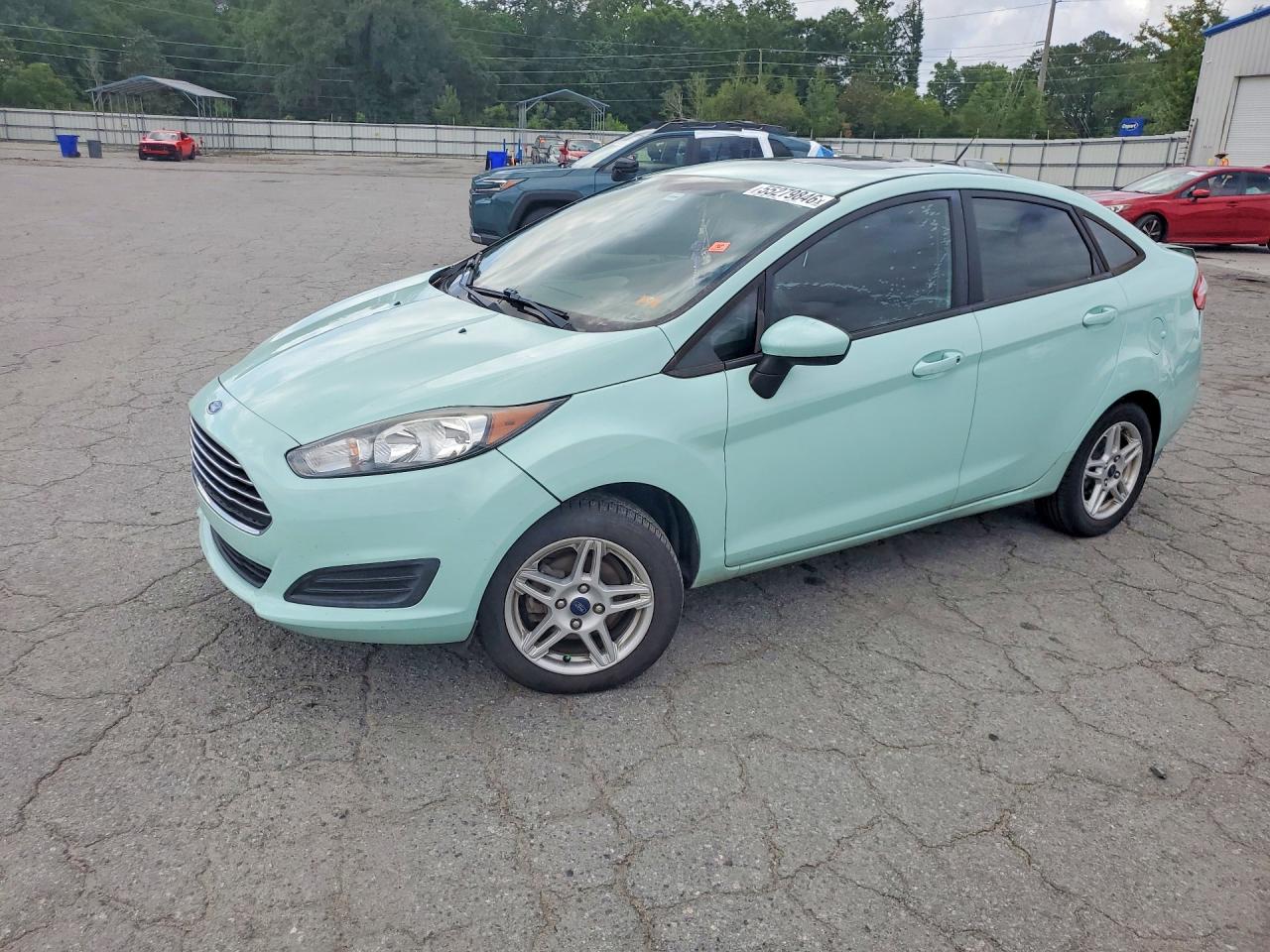 2017 Ford Fiesta SE, VIN 3FADP4BJ8HM163844 — Rear end