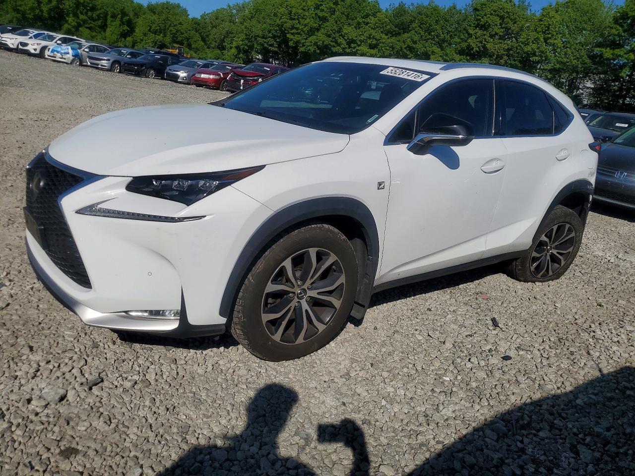 2016 Lexus NX 200t, VIN JTJBARBZ7G2073741 — Rear end