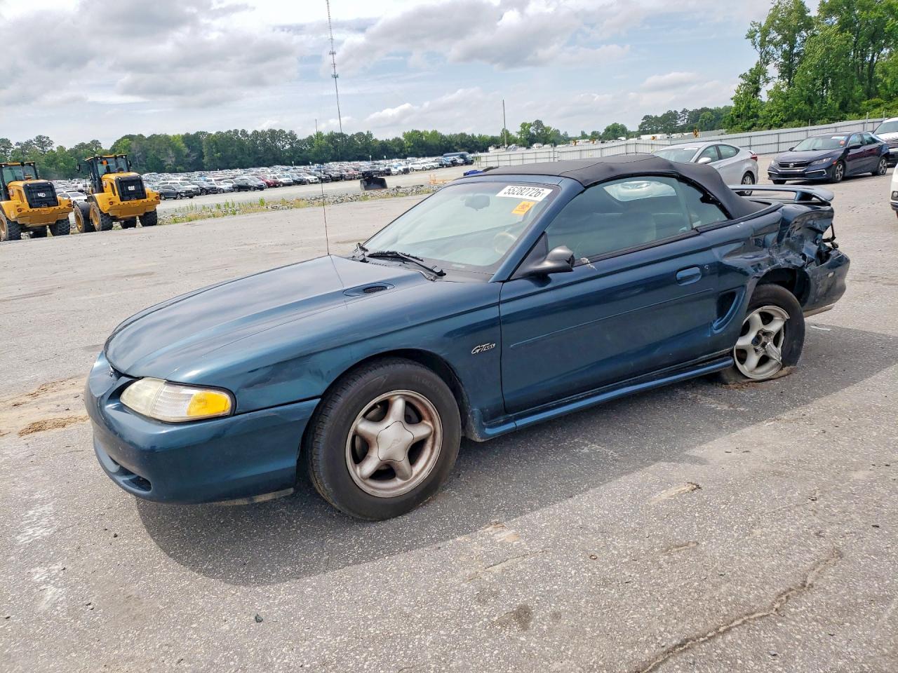1996 Ford Mustang GT, VIN 1FALP45X7TF133576 — Rear end