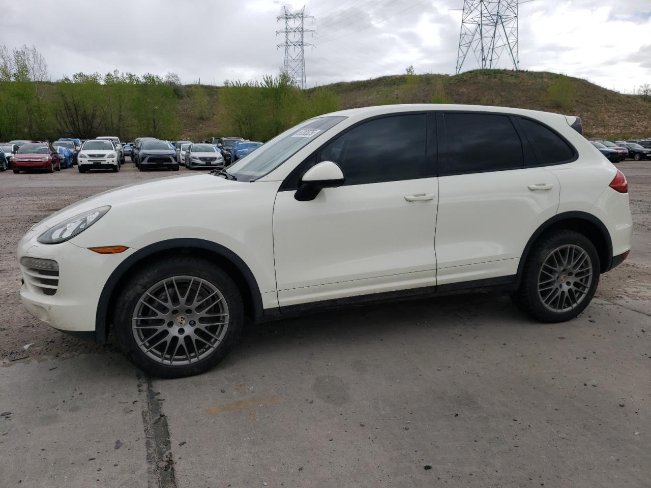 2012 Porsche Cayenne, VIN WP1AA2A26CLA02771 — Undercarriage