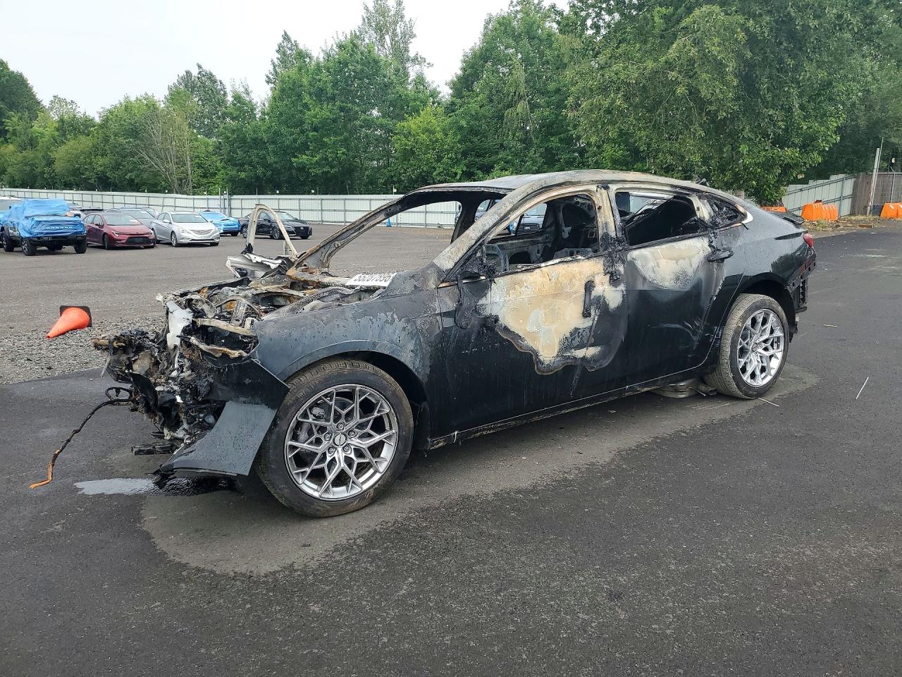 2022 Chevrolet Malibu RS, VIN 1G1ZG5STXNF200291 — Burn