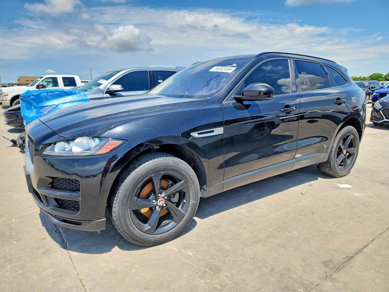 2018 Jaguar F-Pace 25t Premium, VIN SADCJ2FX7JA321723 — Hail