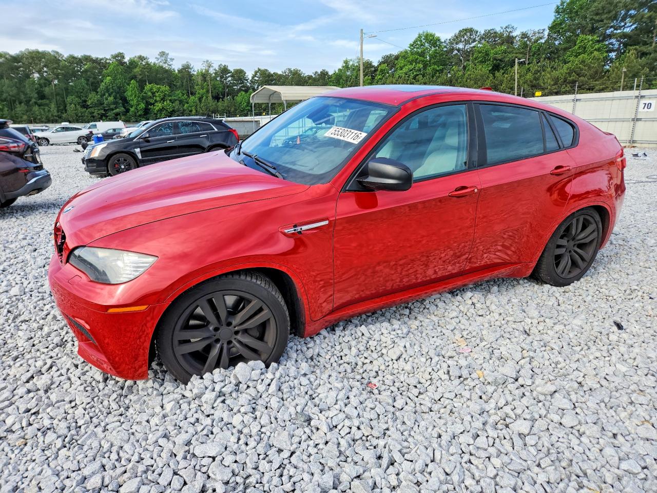 2011 BMW X6 M, VIN 5YMGZ0C56BLK14303 — Front end