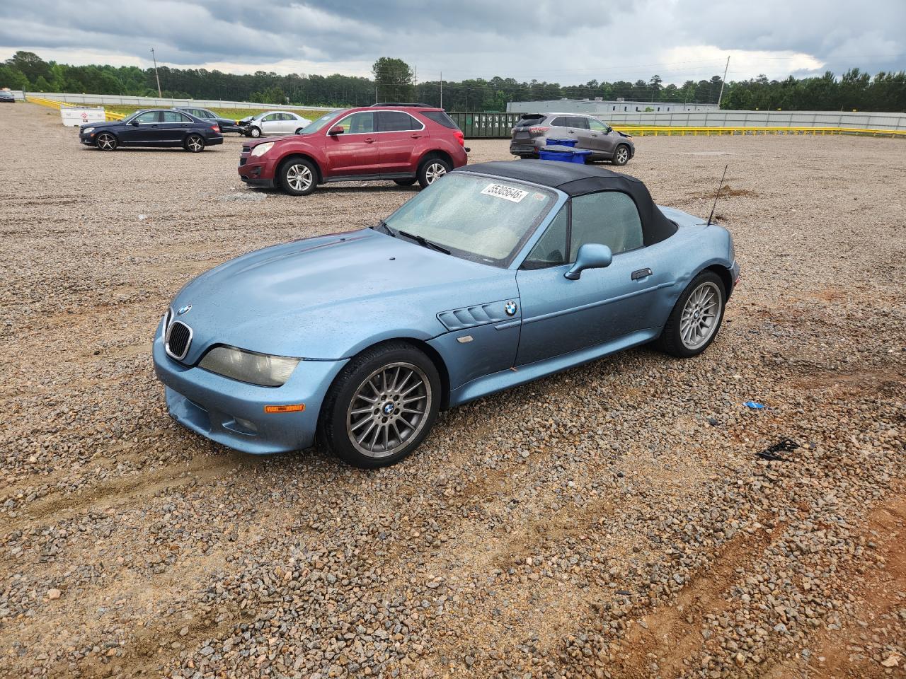 2002 BMW Z3 3.0, VIN 4USCN53462LL50674 — Зад