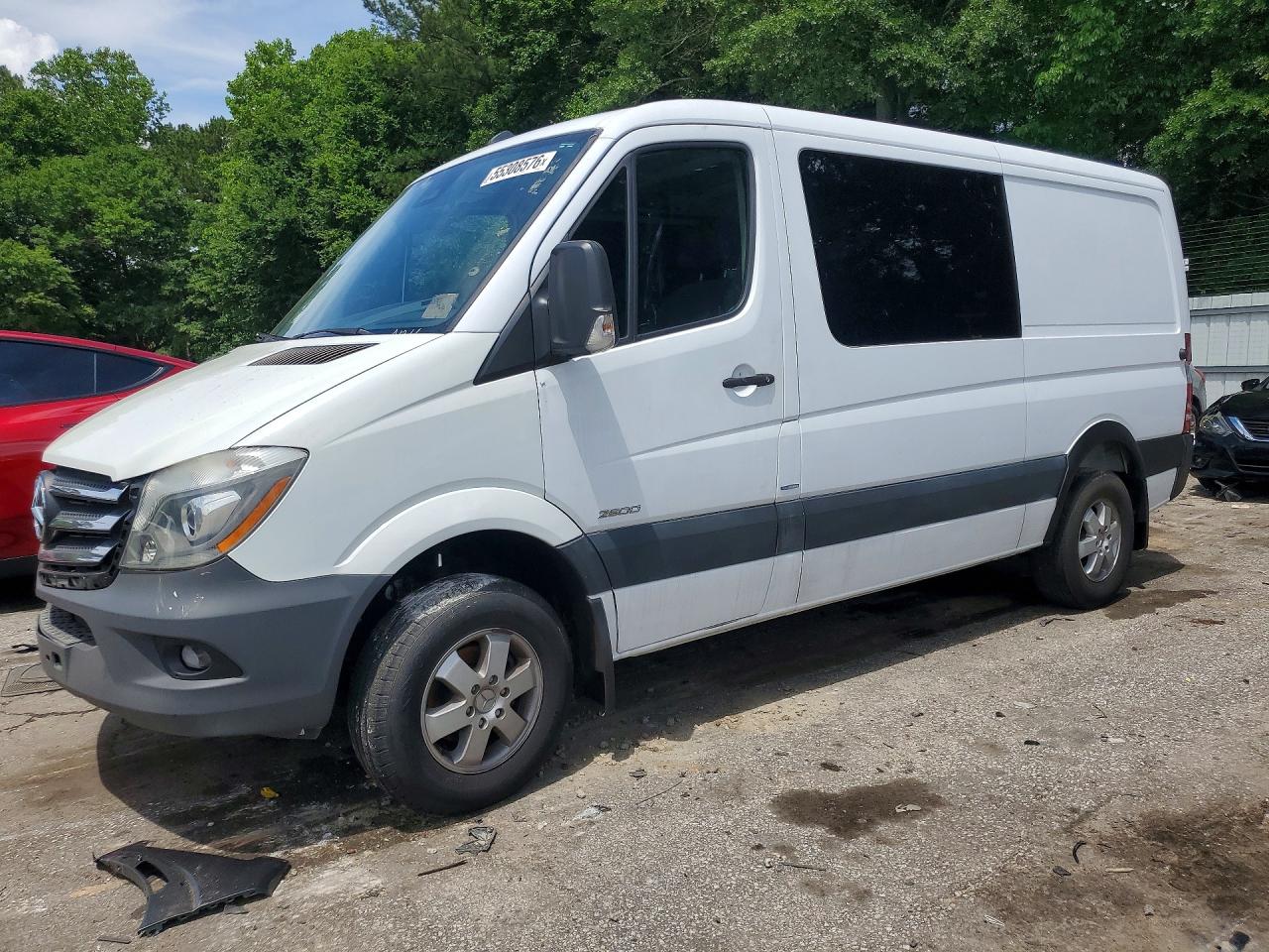 2015 Mercedes-Benz Sprinter Cargo, VIN WD3PE7CC3F5956903 — Front end