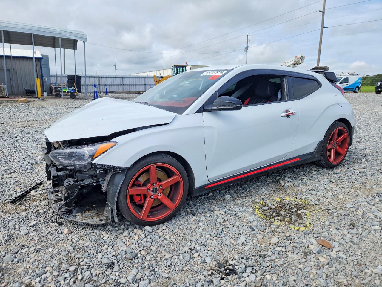 2020 Hyundai Veloster, VIN KMHT36AH1LU004787 — Front end