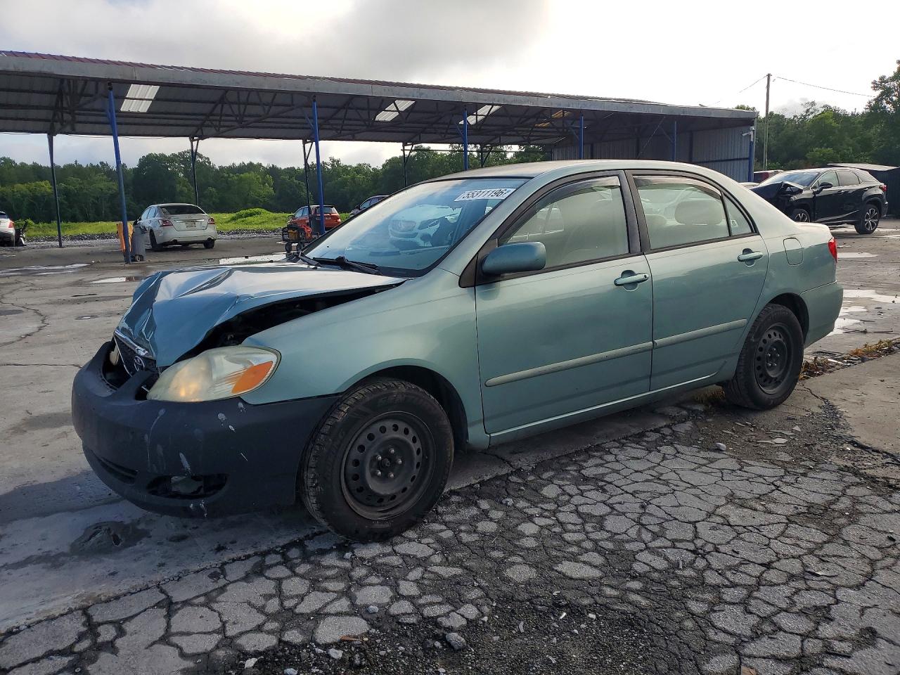 2006 Toyota Corolla LE, VIN 2T1BR30E66C681095 — Front end