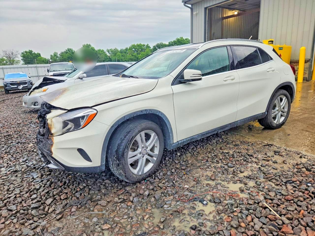 2015 Mercedes-Benz GLA 250, VIN WDCTG4GB4FJ170785 — Engine fire
