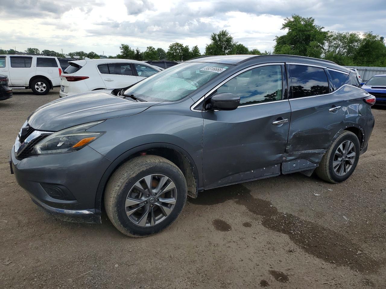 2018 Nissan Murano S, VIN 5N1AZ2MG3JN141061 — Side