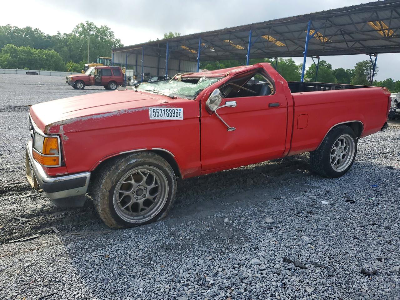 1990 Ford Ranger XLT, VIN 1FTCR10A4LUA86556 — Опрокидывание