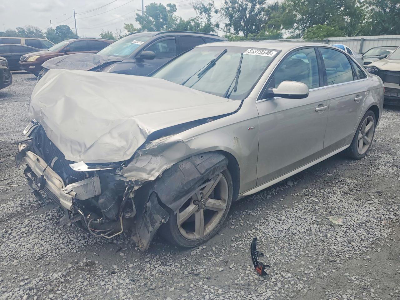 2014 Audi A4 Premium, VIN WAUBFAFL4EN017969 — Front end