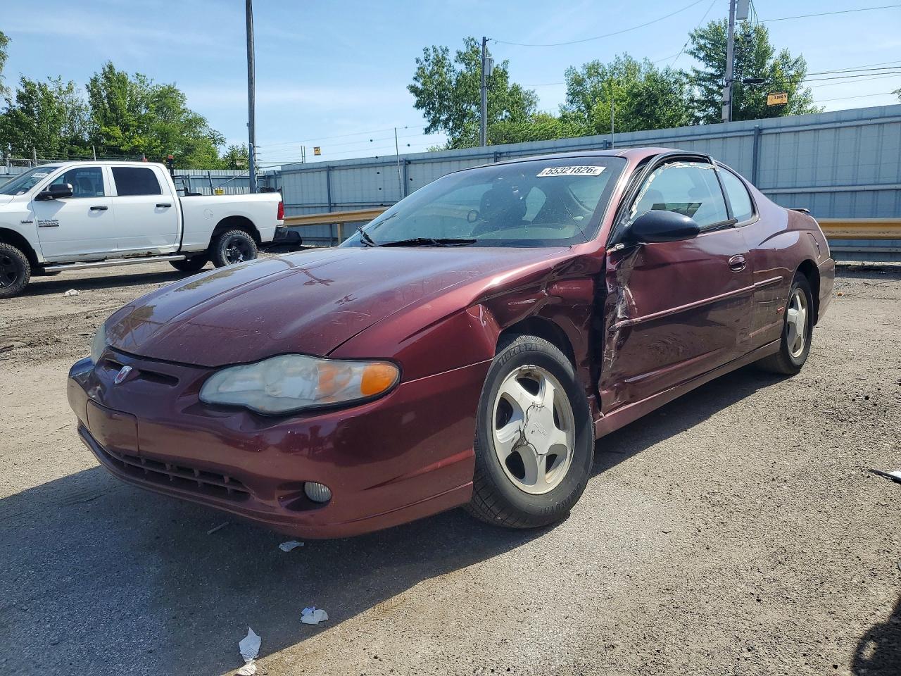 2002 Chevrolet Monte Carlo SS, VIN 2G1WX15K829192422 — Перед