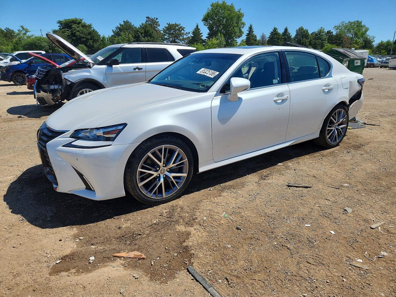 2018 Lexus GS 350 F Sport, VIN JTHCZ1BL4JA008645 — Side