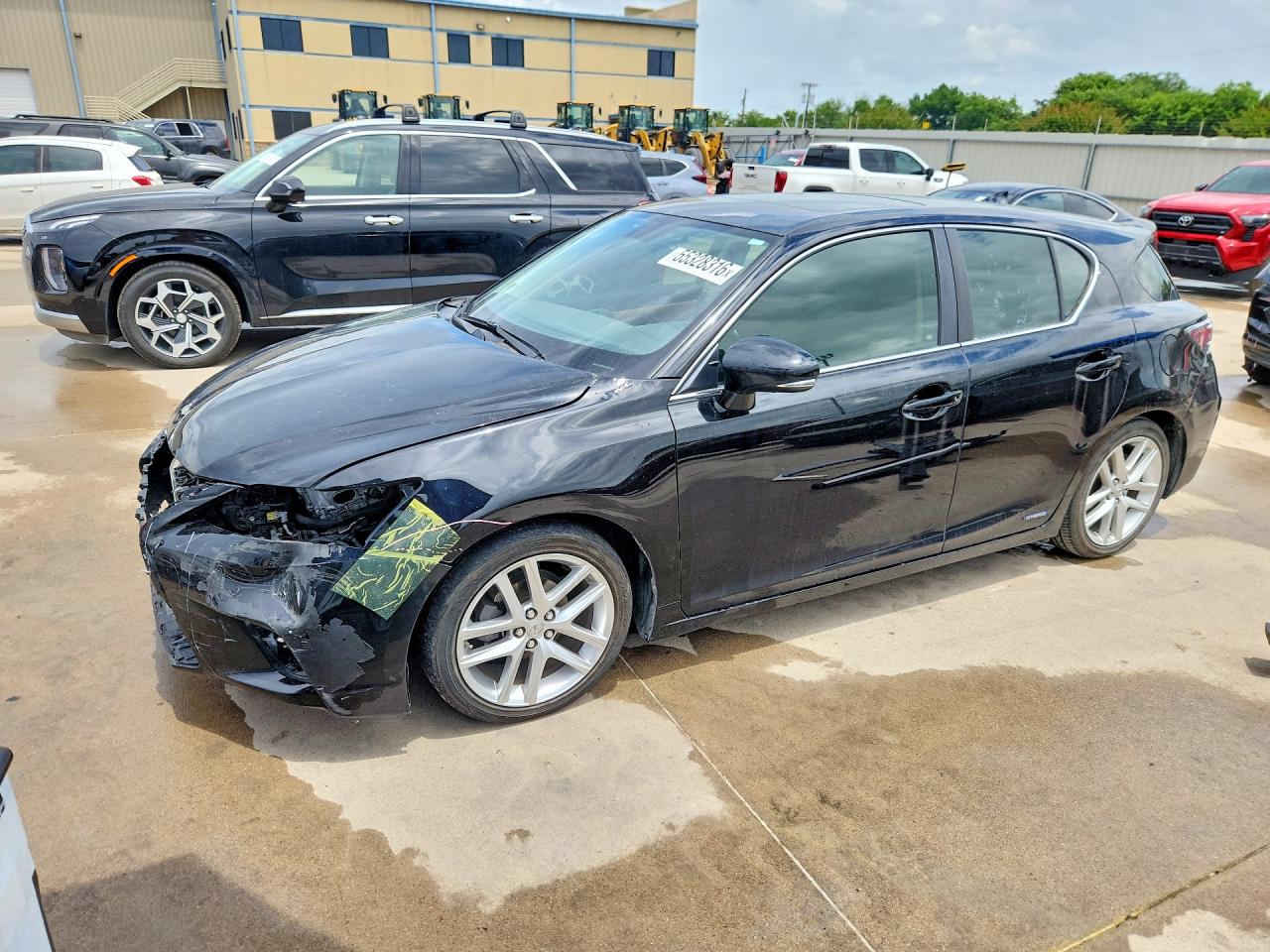 2015 Lexus CT 200h, VIN JTHKD5BHXF2250810 — Front end