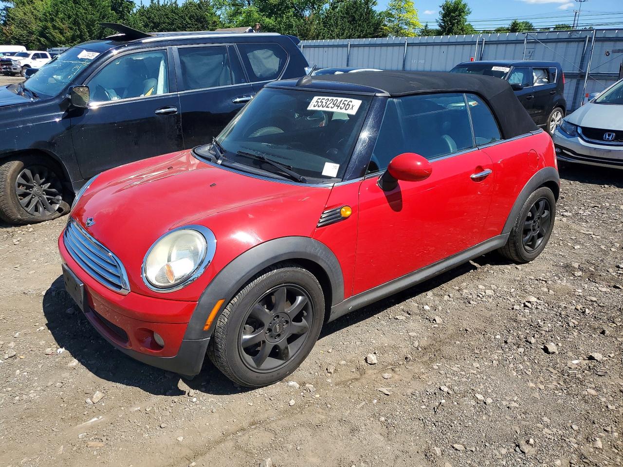 2009 MINI Convertible, VIN WMWMR33509TU95759 — Rear end