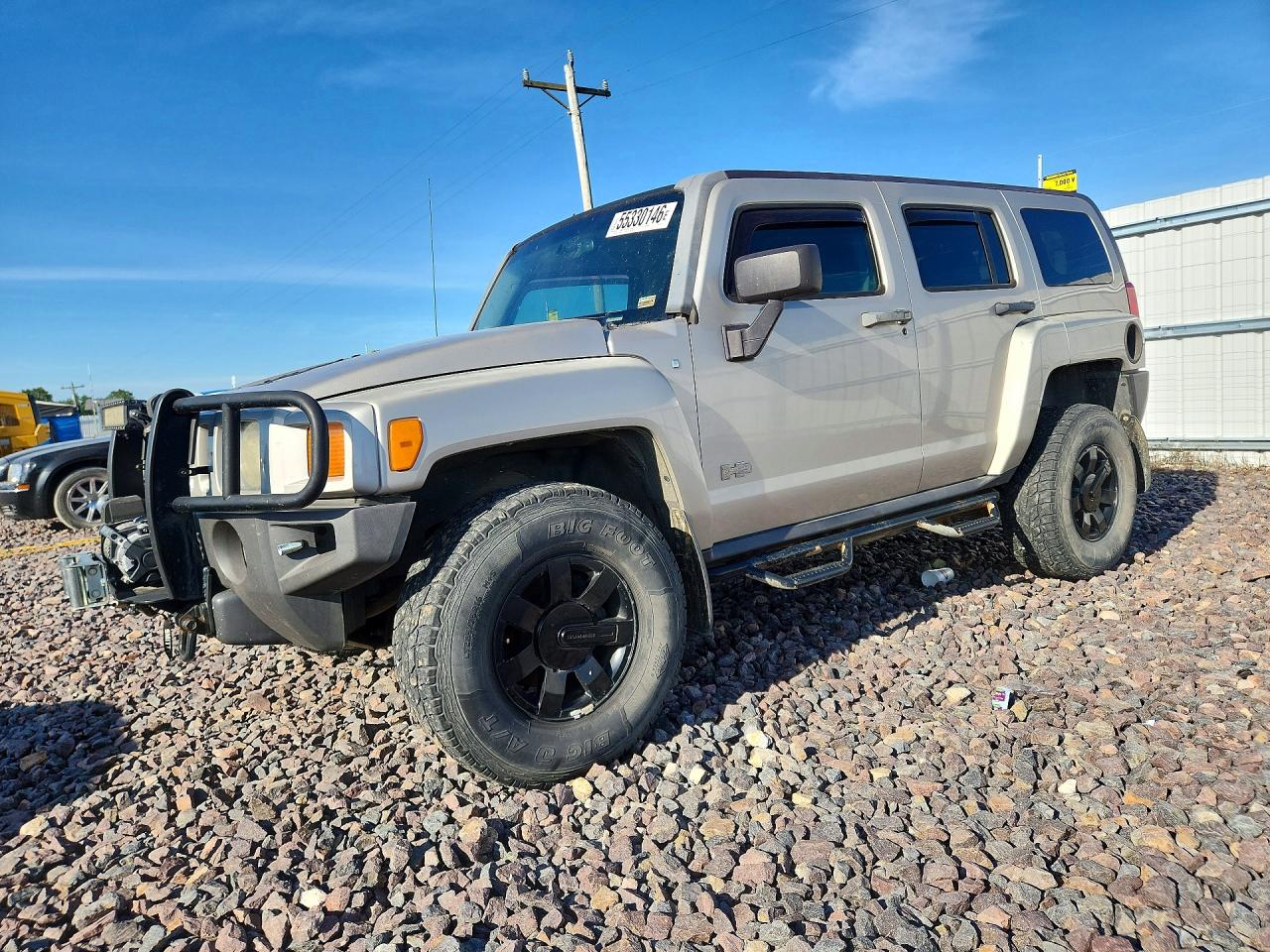 2007 Hummer H3 SUV, VIN 5GTDN13E378252622 — Hail