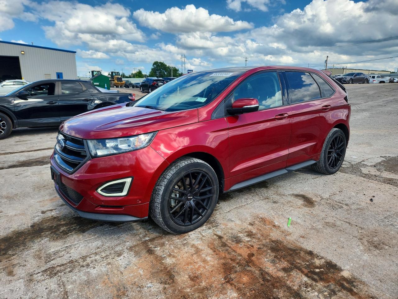 2017 Ford Edge Sport, VIN 2FMPK4AP7HBB14983 — Rear end