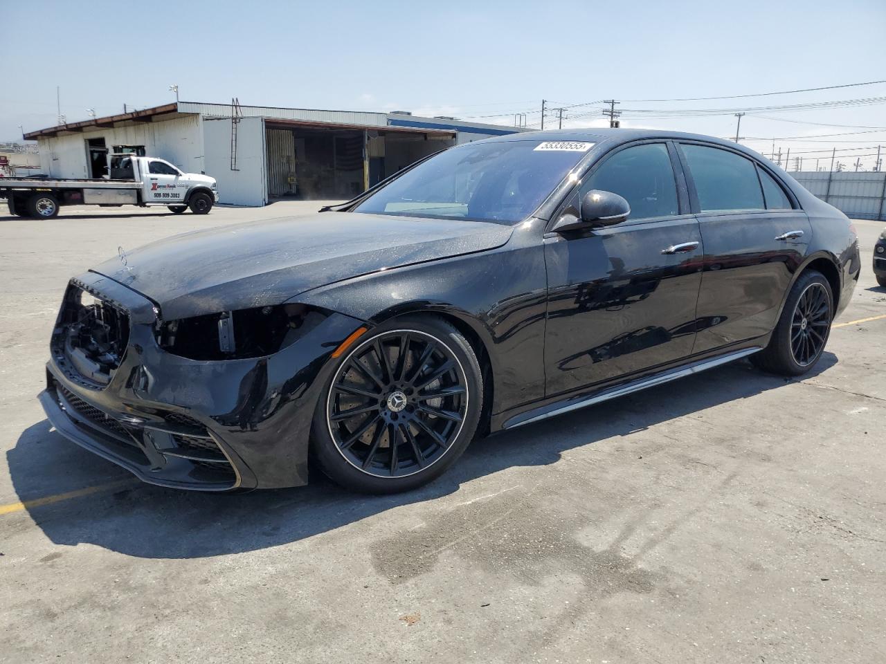 2025 Mercedes-Benz S 580, VIN W1K6G7GB6SA325468 — Front end