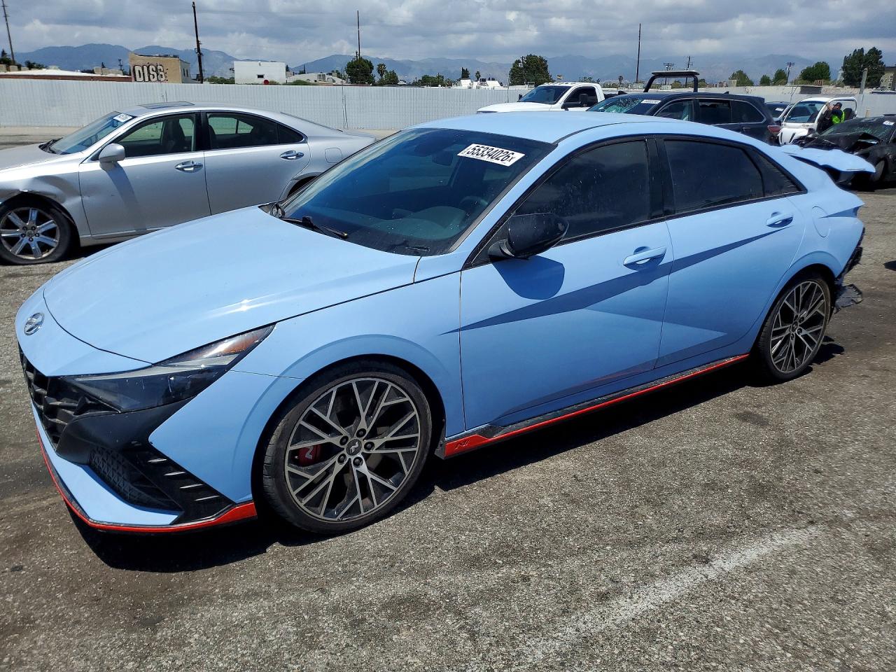 2022 Hyundai Elantra, VIN KMHLW4AK0NU008839 — Rear end