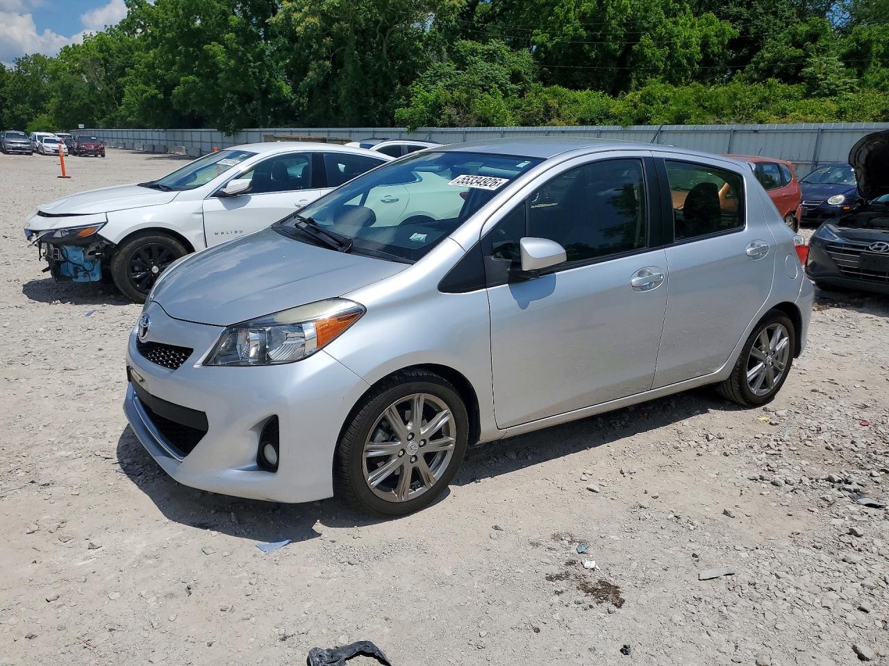 2014 Toyota Yaris LE, VIN JTDKTUD31ED593024 — Normal wear