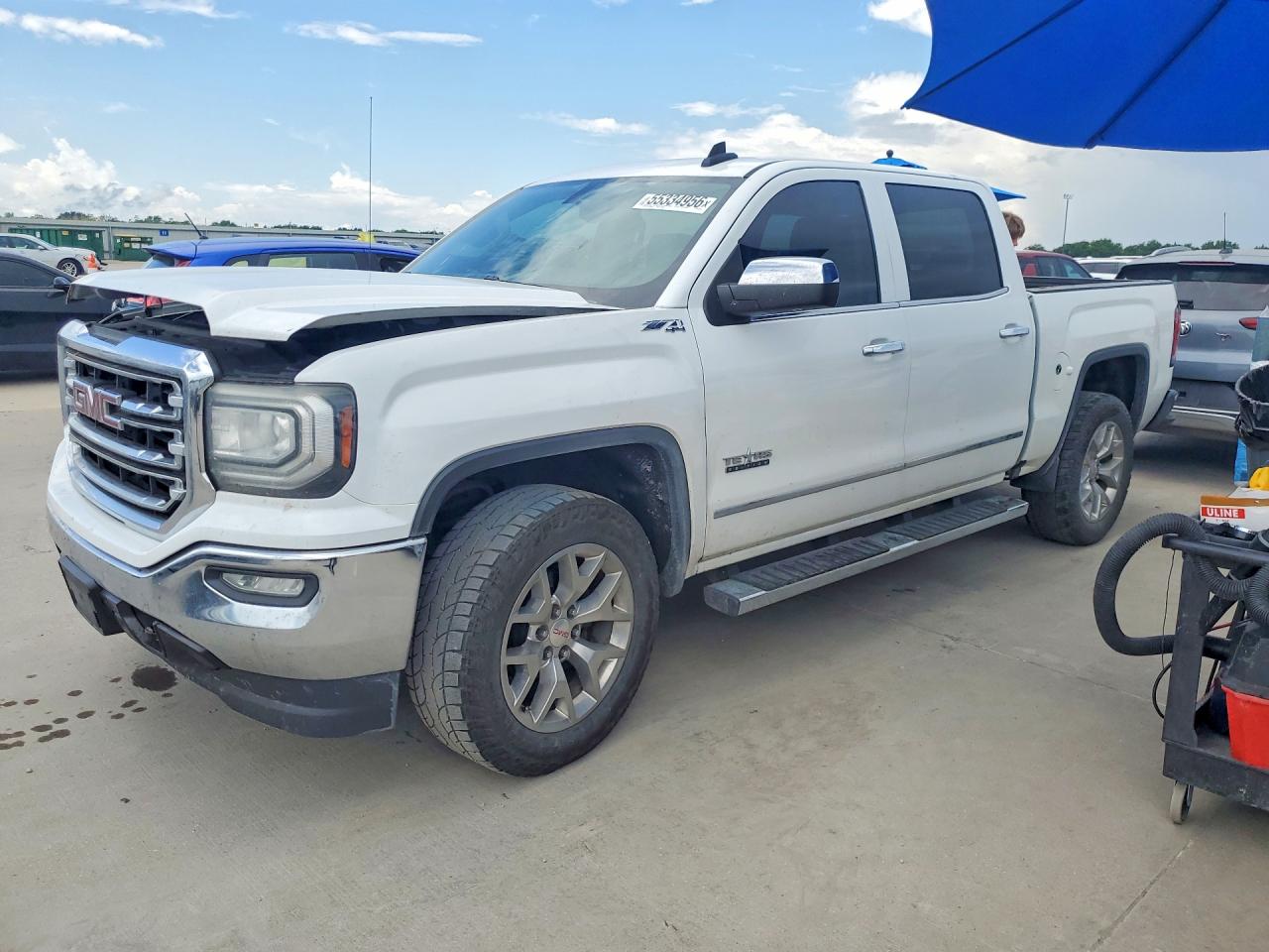 2018 GMC Sierra 1500 SLT, VIN 3GTU2NEC9JG542545 — Frame damage