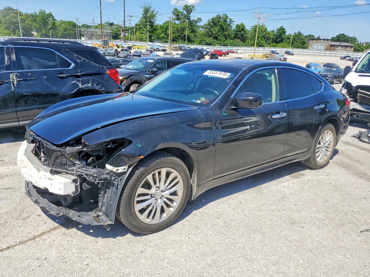 2012 Infiniti M, VIN JN1BY1AR7CM396397 — Front end