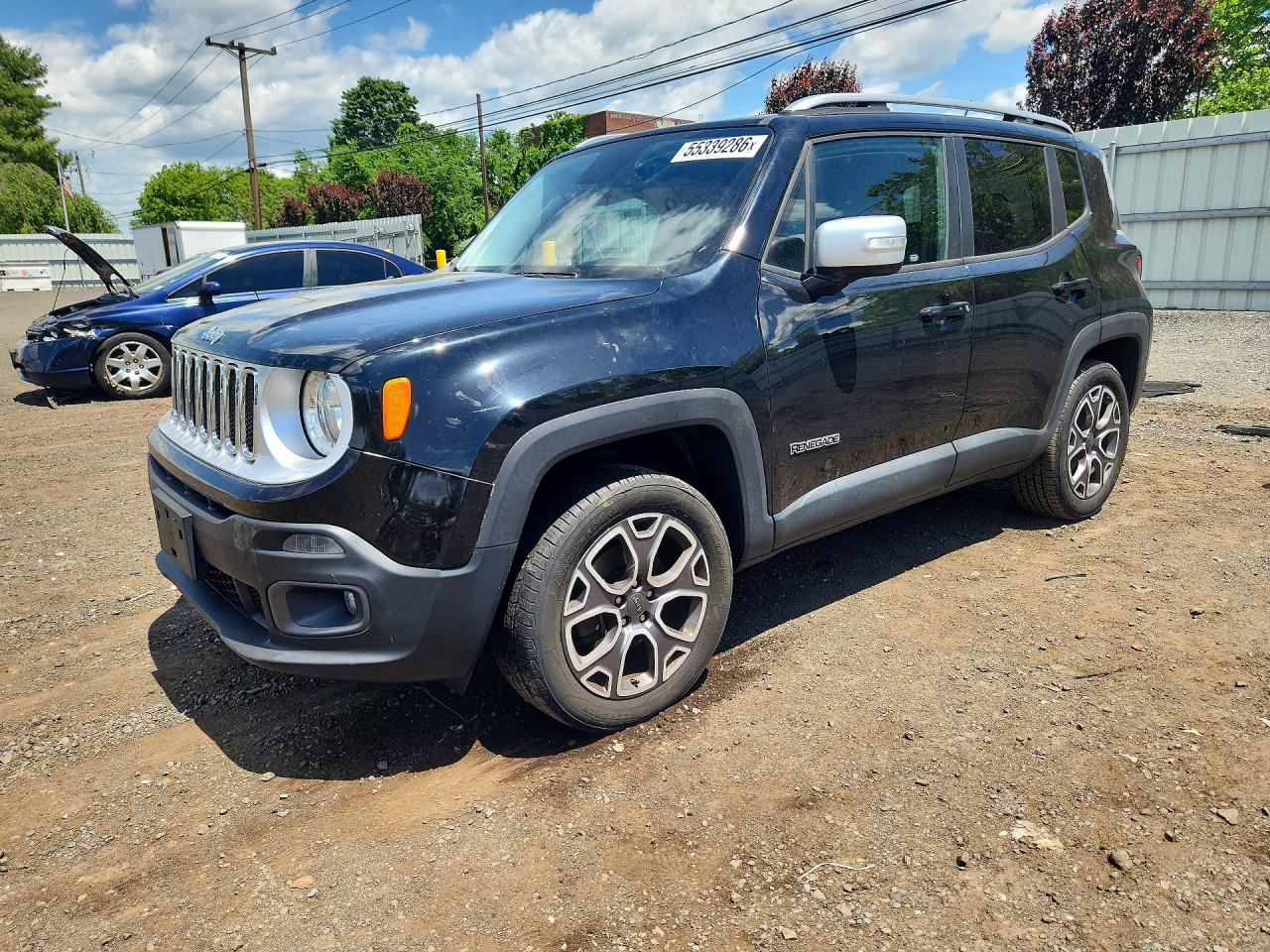 2017 Jeep Renegade Limited, VIN ZACCJBDB8HPF30837 — Side