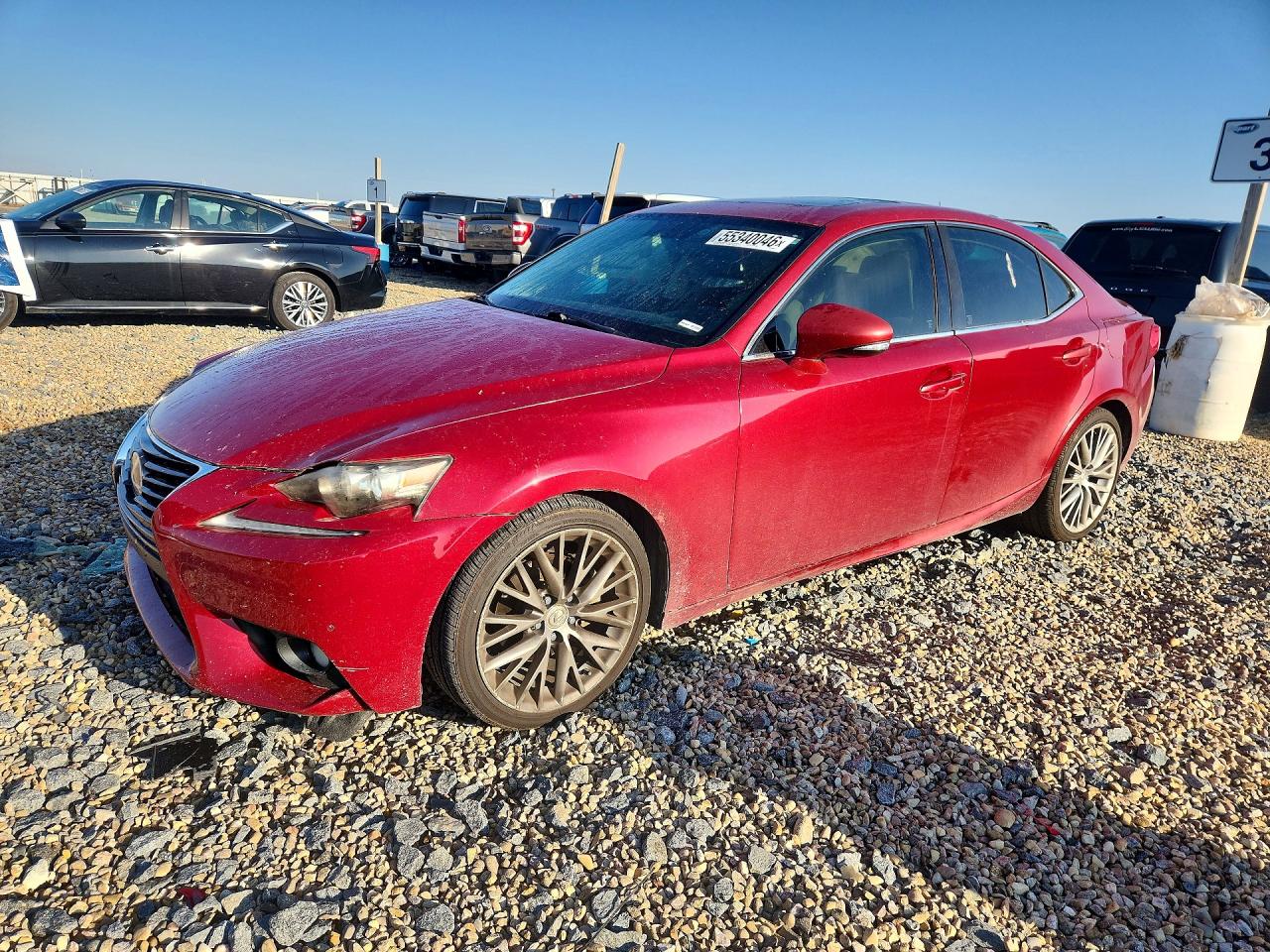2014 Lexus IS 250, VIN JTHBF1D28E5000328 — Зад