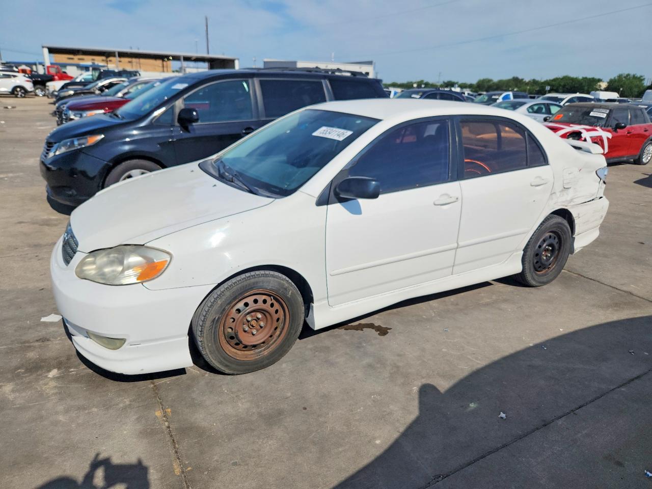 2004 Toyota Corolla CE, VIN 1NXBR32E54Z239708 — Rear end