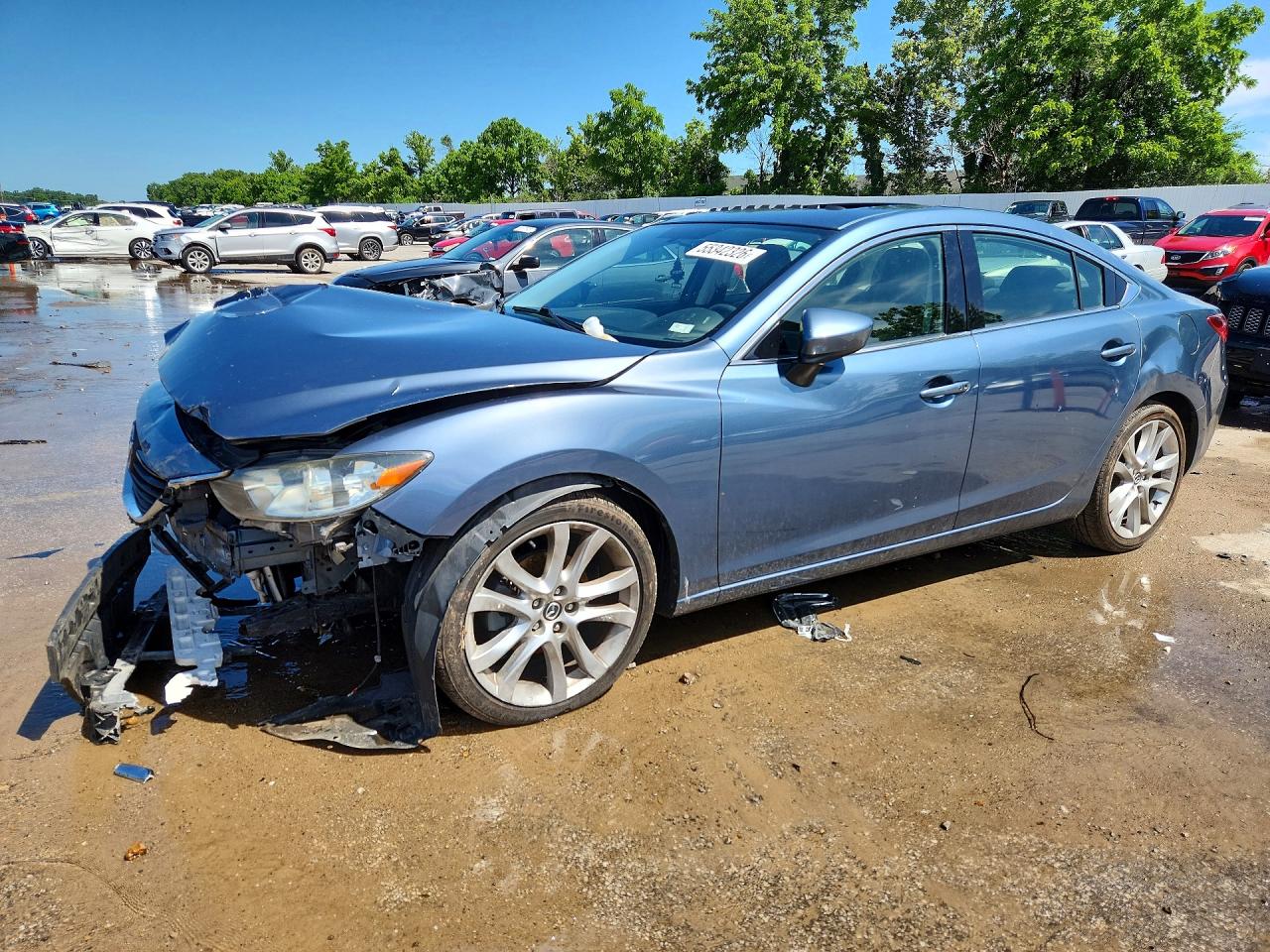 2015 Mazda 6 i Touring, VIN JM1GJ1V55F1202003 — Front end