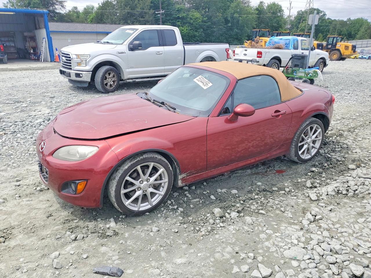 2009 Mazda MX-5 Miata Touring, VIN JM1NC25FX90200354 — Front end