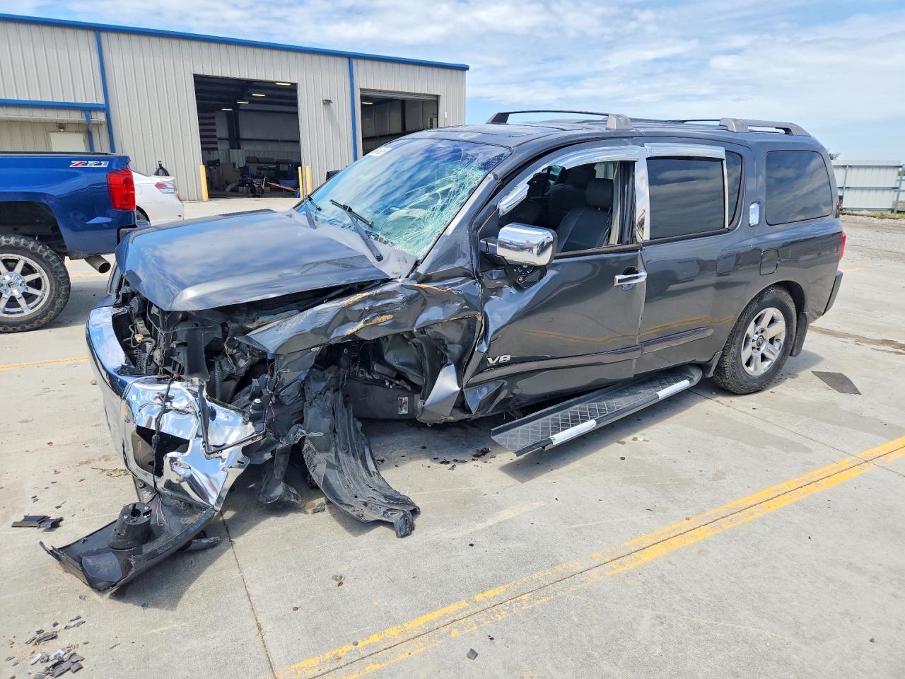 2007 Nissan Armada SE, VIN 5N1AA08C17N723915 — Front end