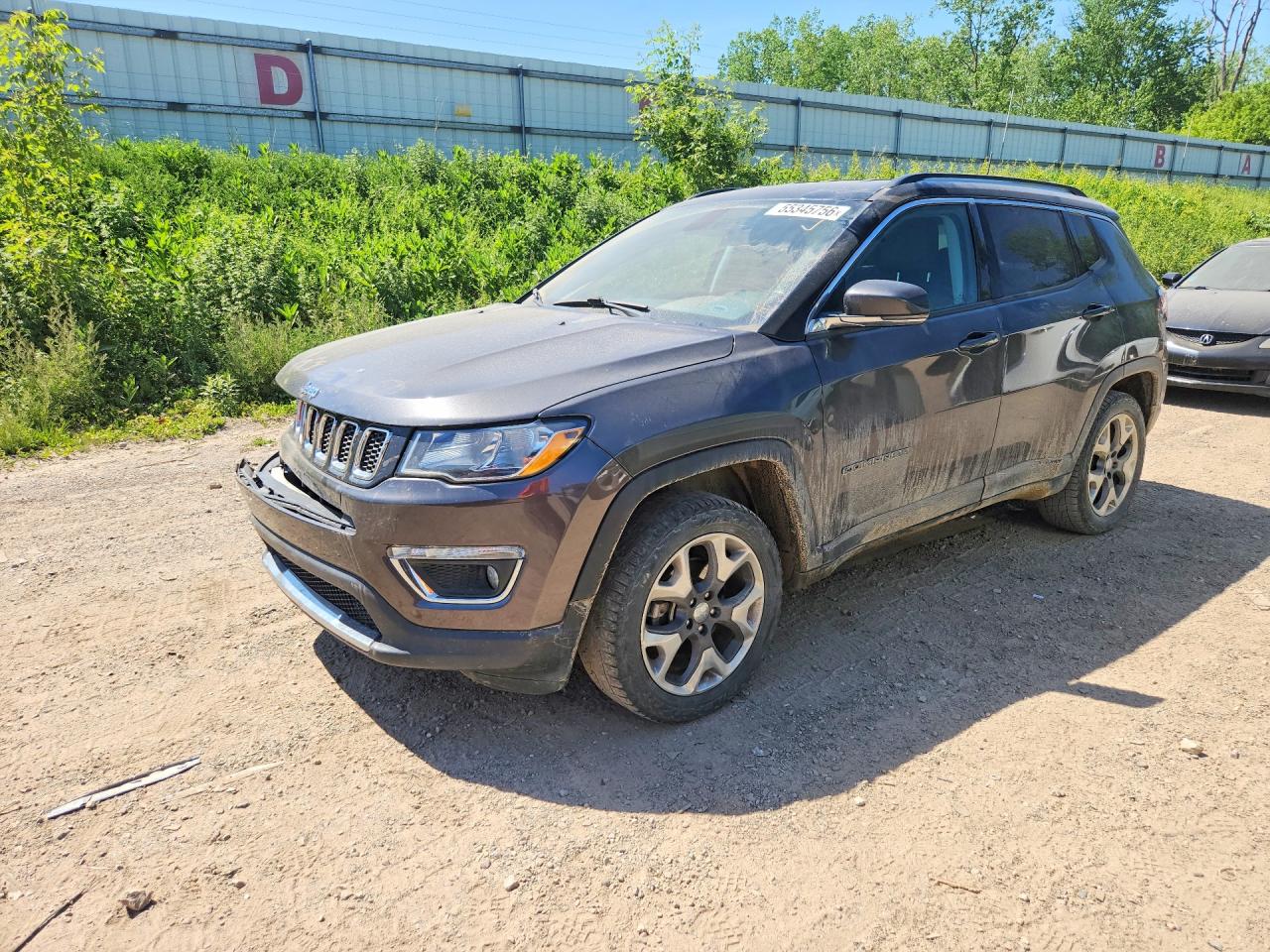 2018 Jeep Compass Limited, VIN 3C4NJDCB4JT259585 — Front end